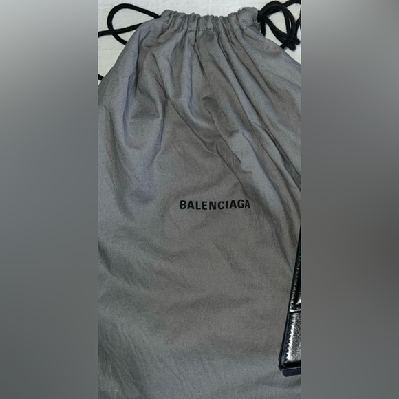 BALENCIAGA BLACK XS HOURGLASS BAG 100% AUTHENTIC - Picture 3 of 7